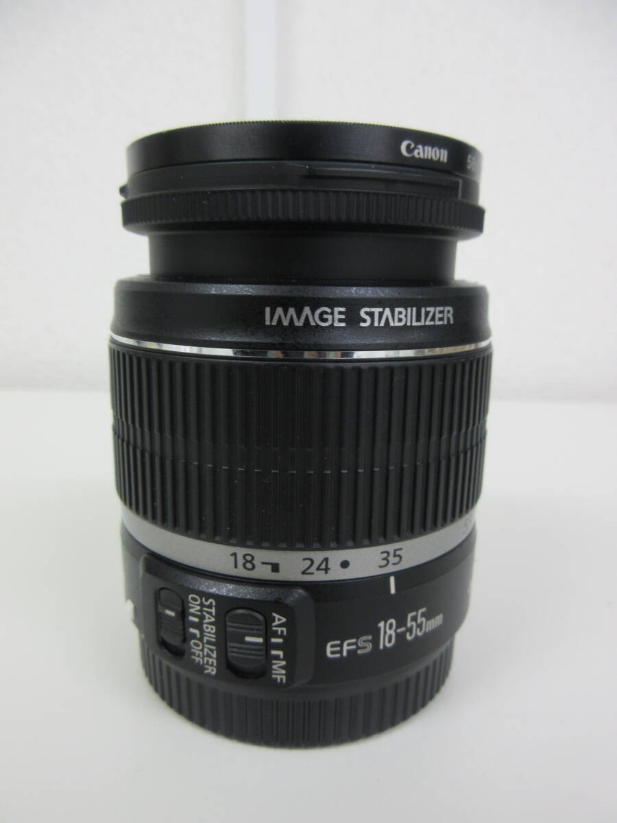 中古 カメラレンズ キャノン CANON ZOOM LENS EF-S 18-55mm 1:3.5-5.6 IS IMAGE STABILIZER ※動作未確認 ／L_画像5