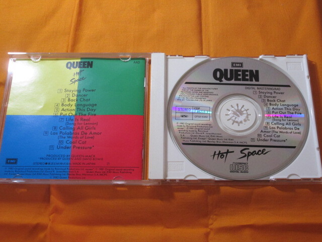 ♪♪♪ クイーン Queen 『 Hot Space 』国内盤 ♪♪♪の画像3