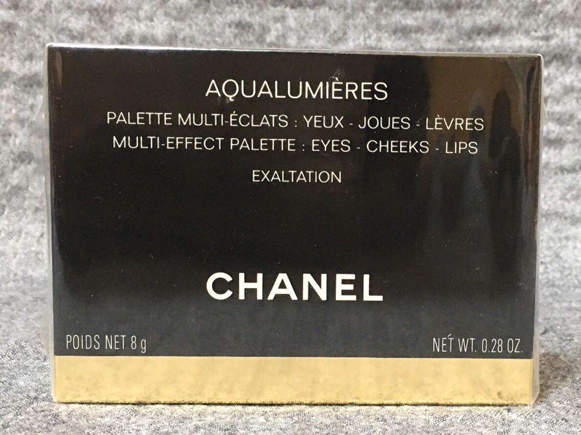 G4E231* new old goods * Chanel CHANEL aqua lumiere eg The ruta Zion eyeshadow lipstick cheeks 8 color 8g