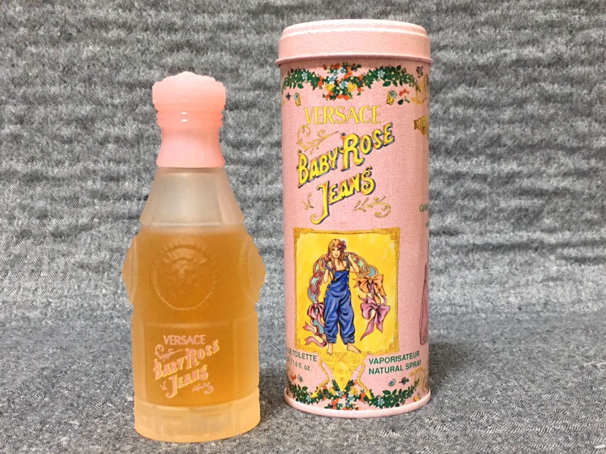 G4E124◆ ヴェルサーチ VERSACE ベィビーローズジーンズ BABY ROSE JEANS オーデトワレ EDT 香水 50ml_画像1