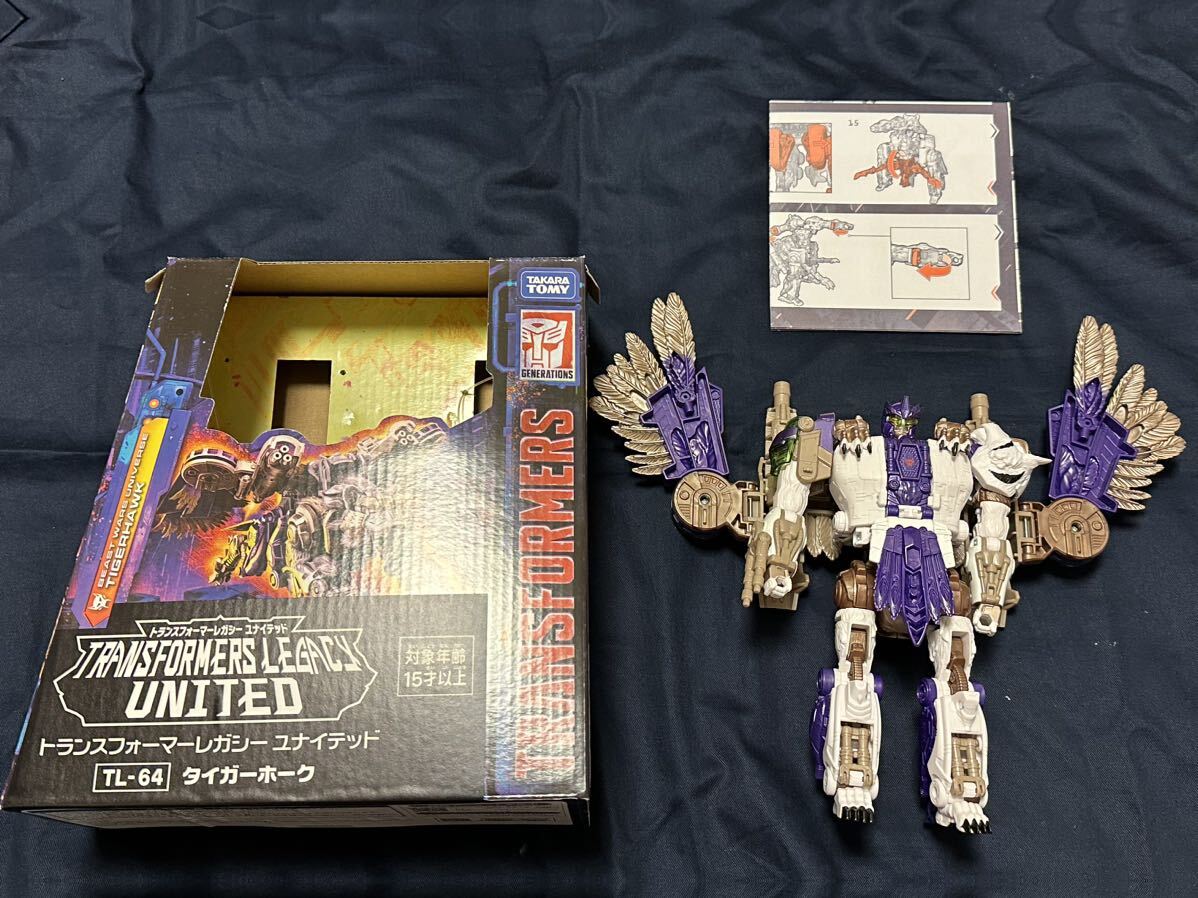 【中古品】【トランスフォーマー】 LEGACY UNITED レガシー ユナイテッド TL-64 タイガーホーク 箱有りの画像1