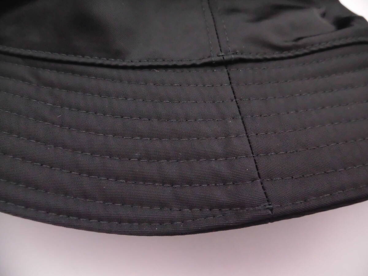 * Y13 PRADA Prada мужской женский шляпа панама bake - треугольник Logo M размер черный *