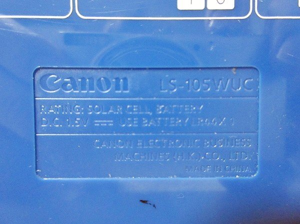 ●一円スタート●Canon 電卓　LS-105WUC/ad-K-54-5363-.15/ミニ卓上電卓/コンパクト/カラフル/キヤノン/シンプル/電卓/オフィス用品/計算_画像10