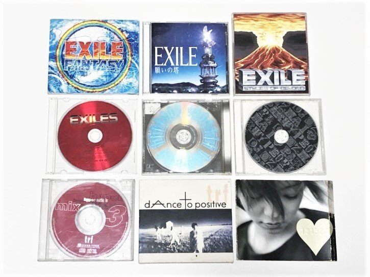 ●一円スタート●EXILE、globe、trf 他 CD類　ジャケット　全 9 点セットまとめ売り /am-Z-111-4496-.4/安室奈美恵/DJ OZUMA/_画像1