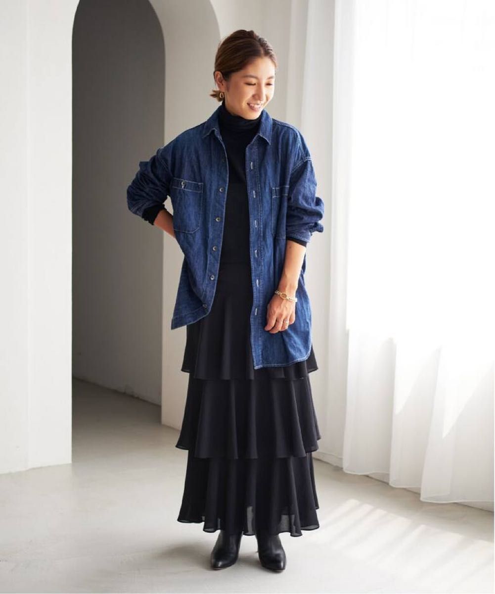 Plage プラージュ Georgette Tiered スカート ジョーゼット ティアード 