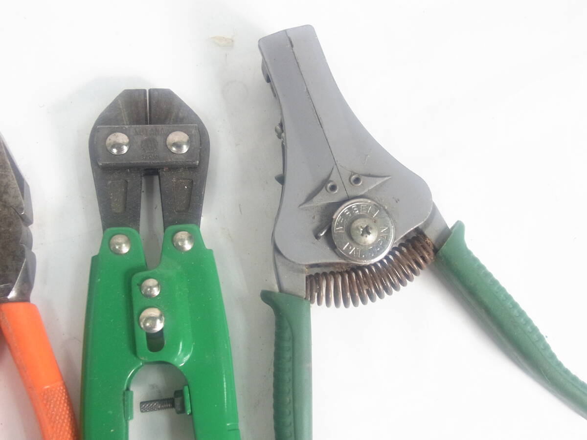 (B938) electric tool summarize hand tool large . electric .. riveter electrician crimping pliers nippers FUJIYAma- bell VESSEL