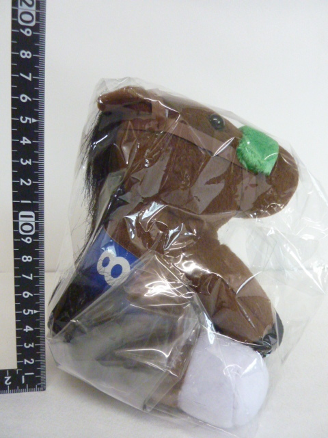 t443W unused storage goods horse racing idol hose Selection blast One-piece soft toy no. 63 times have horse memory centre horse racing PRC collection horse horse 