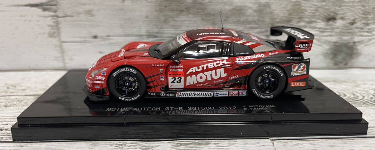 1円スタート EBBRO エブロ 1/43 MOTUL AUTECH GT-R GT500 Super GT 2012 No.23 #23 モチュール オーテック 本山哲 ミハエル・クルム NISMO_画像5