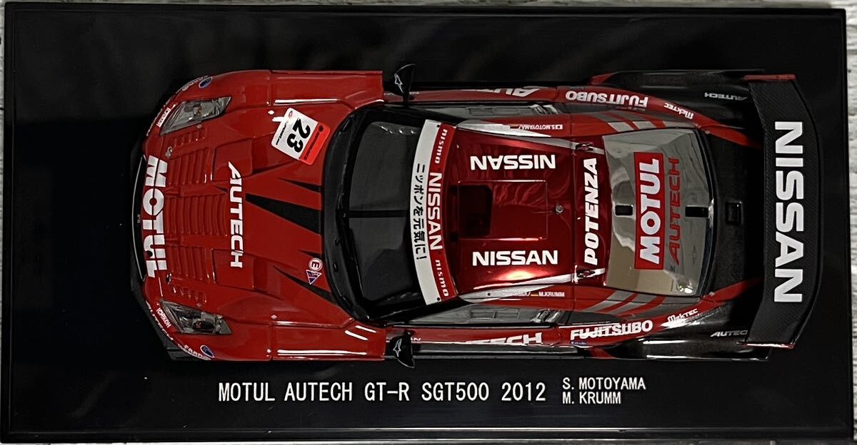 1円スタート EBBRO エブロ 1/43 MOTUL AUTECH GT-R GT500 Super GT 2012 No.23 #23 モチュール オーテック 本山哲 ミハエル・クルム NISMO_画像7