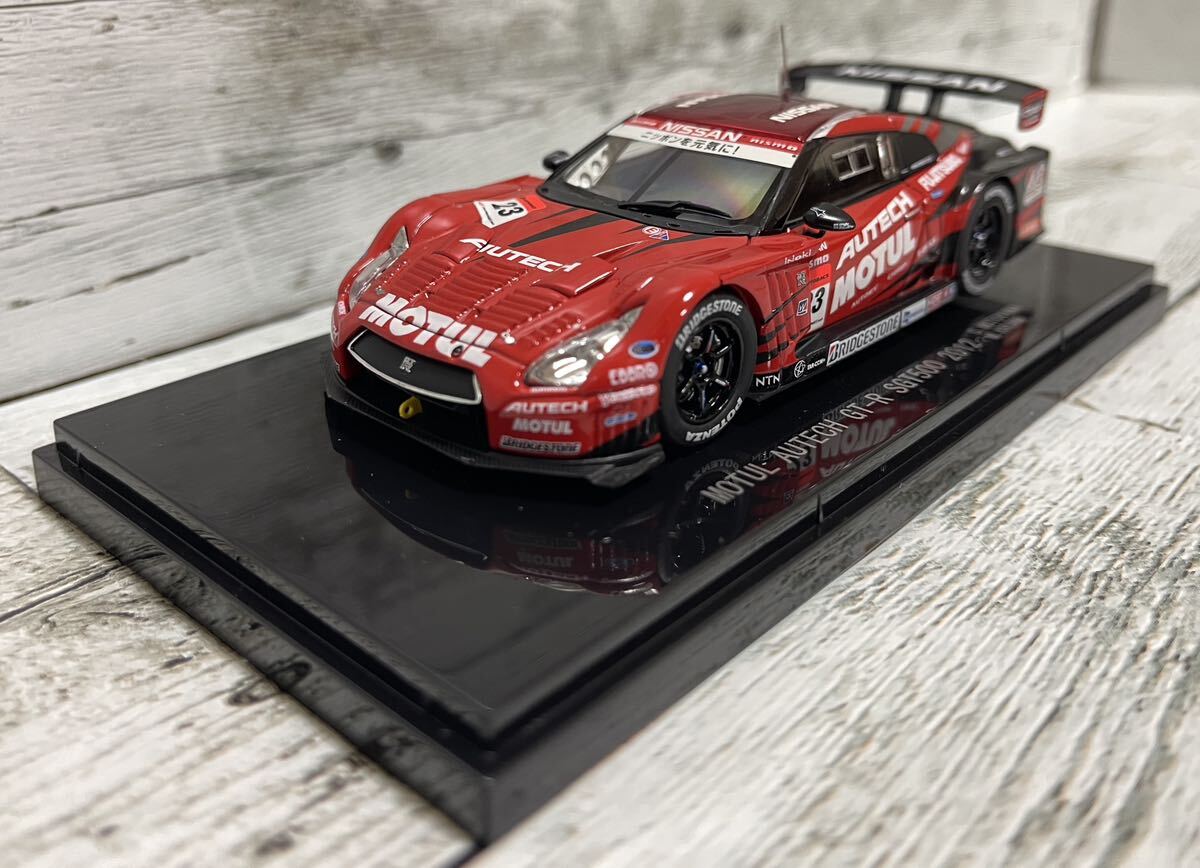 1円スタート EBBRO エブロ 1/43 MOTUL AUTECH GT-R GT500 Super GT 2012 No.23 #23 モチュール オーテック 本山哲 ミハエル・クルム NISMO_画像1