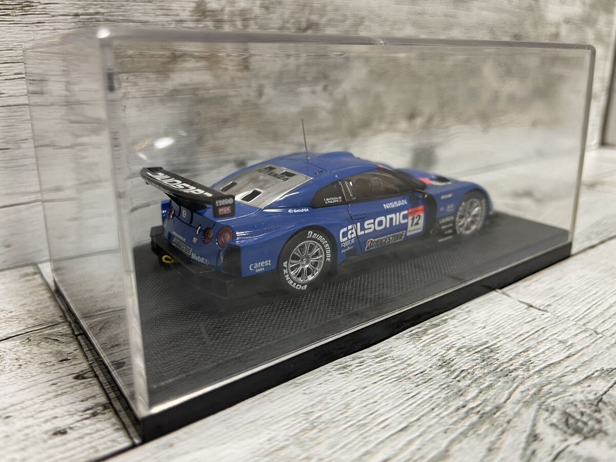 1円スタート EBBRO エブロ 1/43 CALSONIC IMPUL GT-R GT500 Super GT 2008 No.12 #12 カルソニック インパル 松田次生 S・フィリップ_画像4