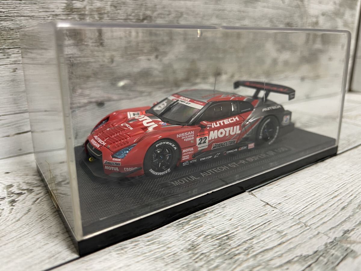 1円スタート EBBRO エブロ 1/43 MOTUL AUTECH GT-R GT500 SuperGT 2008 No.22 #22 モチュール オーテック M・クルム 柳田真孝 ニスモ_画像3