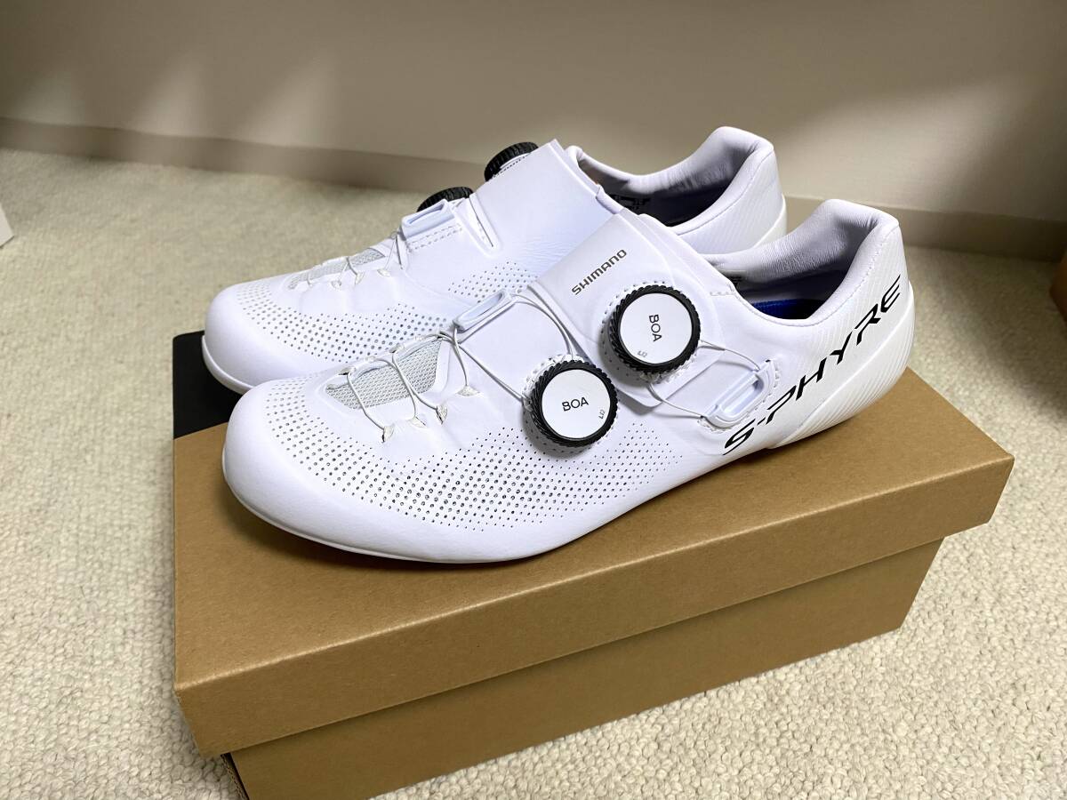 【室内試着のみ】シマノ (SHIMANO) SH-RC903 S-PHYRE ホワイト 39 (24.5cm) 白
