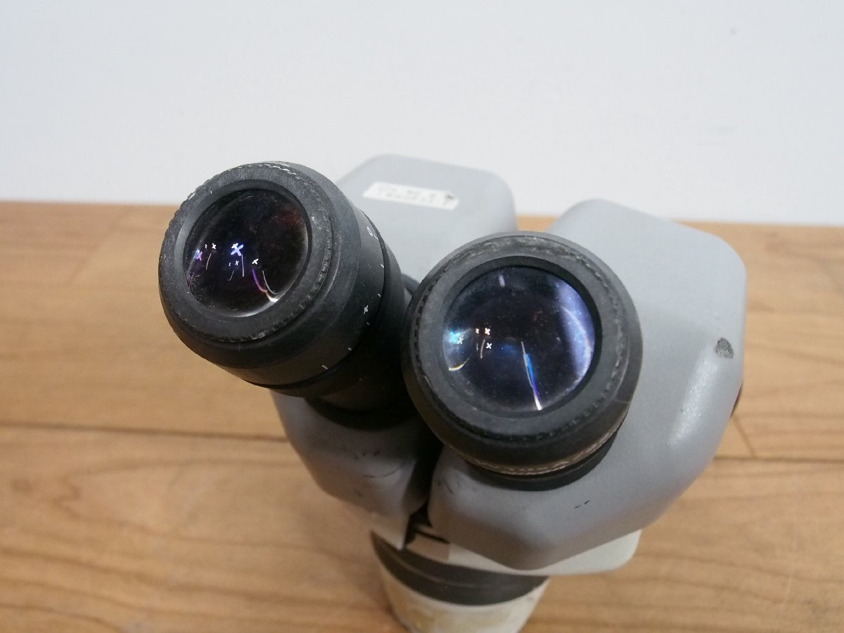 ☆【1W0423-8】 Nikon ニコン 実体顕微鏡 SMZ645 接眼レンズ C-W10×A/22付属 ジャンク_画像7