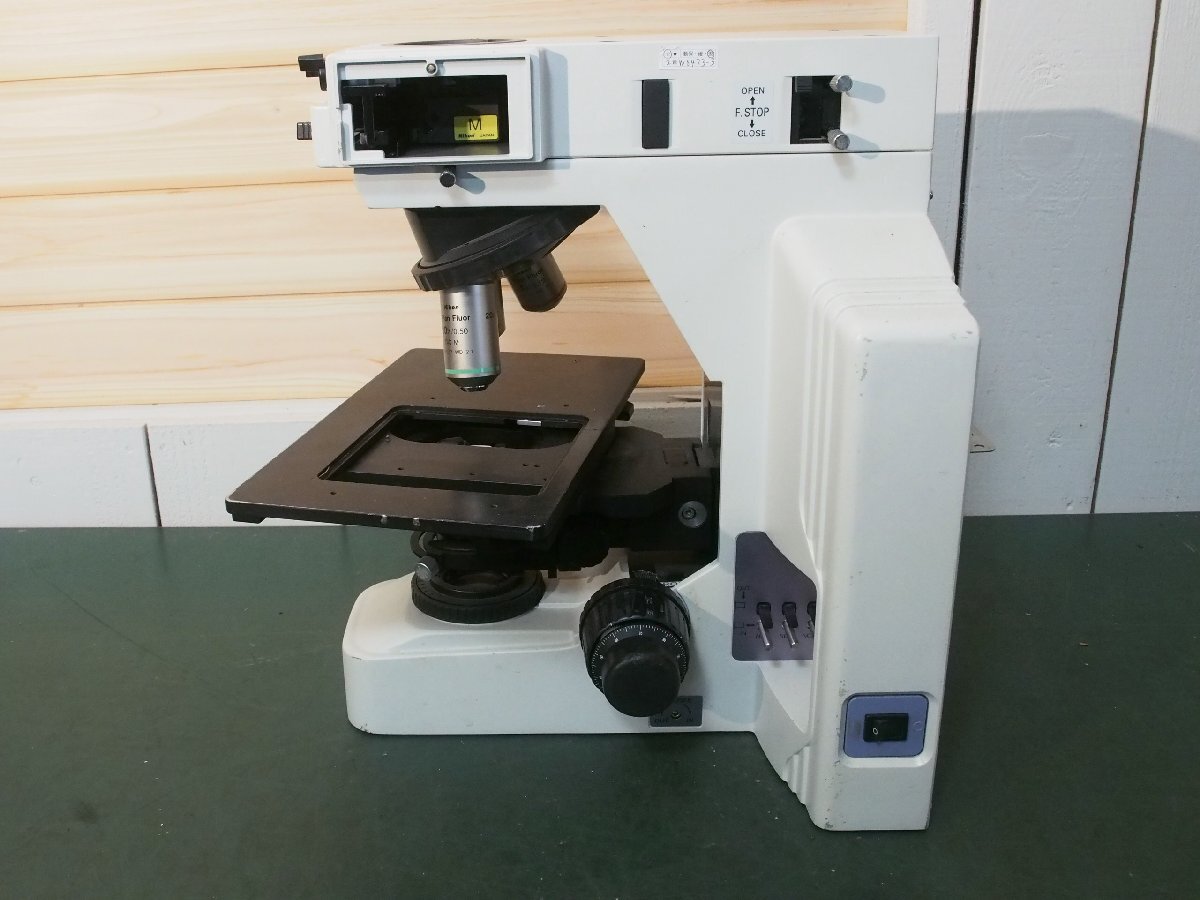 ☆【2W0423-3】 Nikon ニコン 双眼顕微鏡 ECLIPSE E600 100V 5個セット ジャンク_画像5