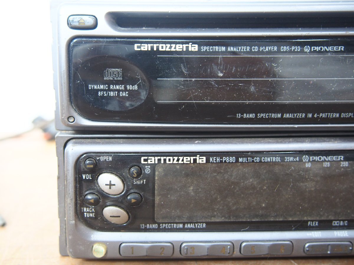 *[1F0502-13] carrozzeria Carozzeria cassette deck CDS-P33 KEH-P880 Pioneer Junk 