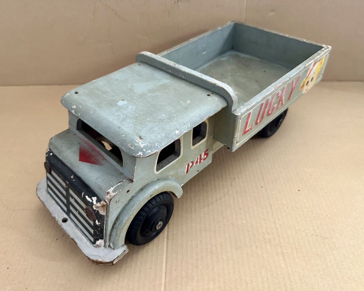 アサヒトーイ, ミキサートラック, ブリキ, 中古, 破損あり&パーツ不足 - 自動車 アサヒトーイ, ミキサートラック, ブリキ, 中古, 破損あり&パーツ不足 - 自動車