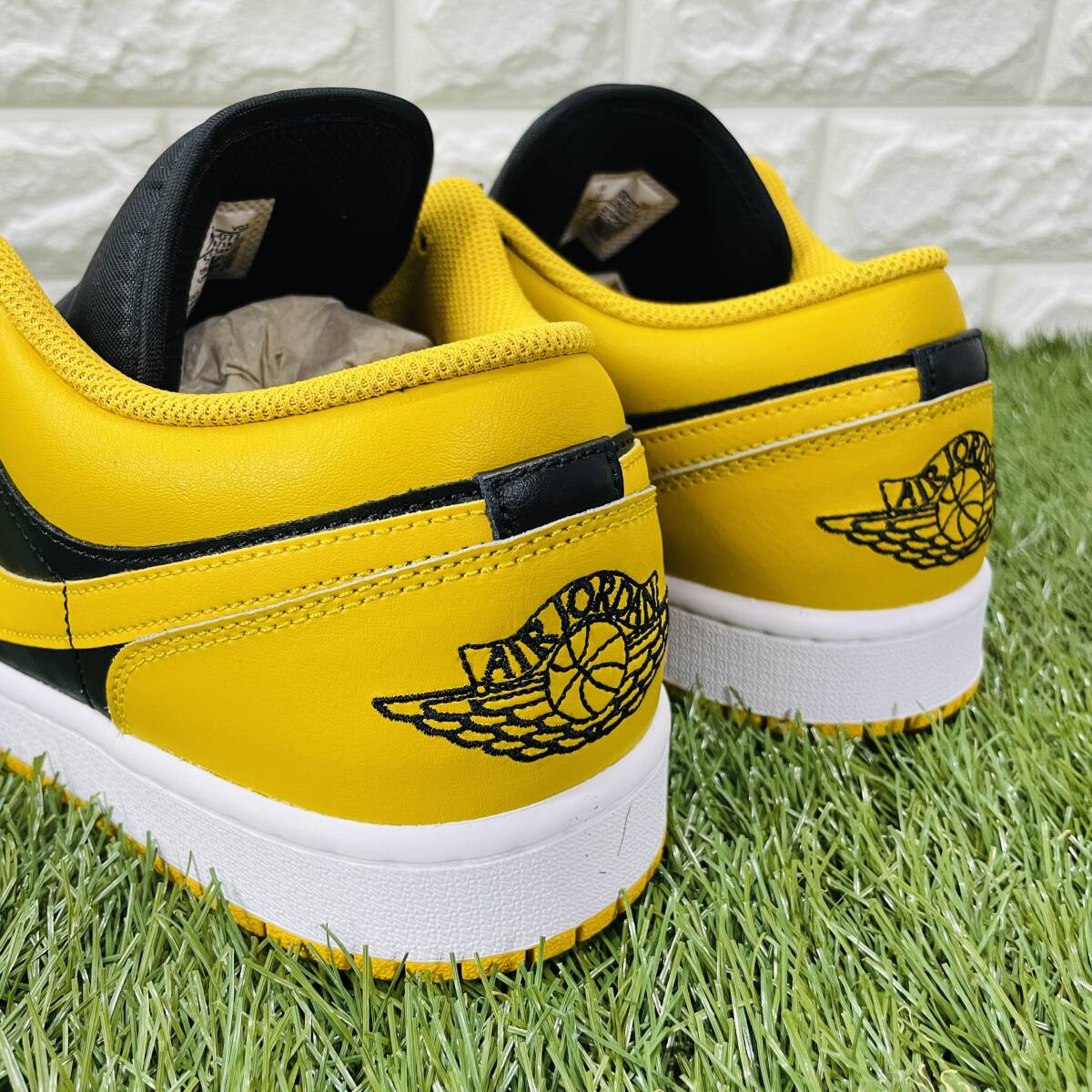 ナイキ エア ジョーダン 1 ロー 白黒黄 Nike Air Jordan 1 Low AJ1 メンズスニーカー 29.0cm 553558-072_画像10