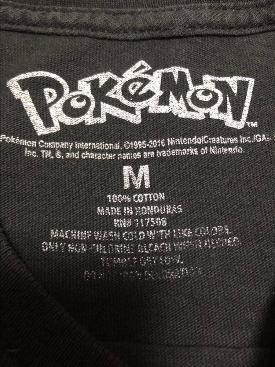 【アニメ】ポケモン　ポケボール　tシャツ Mサイズ 黒_画像4