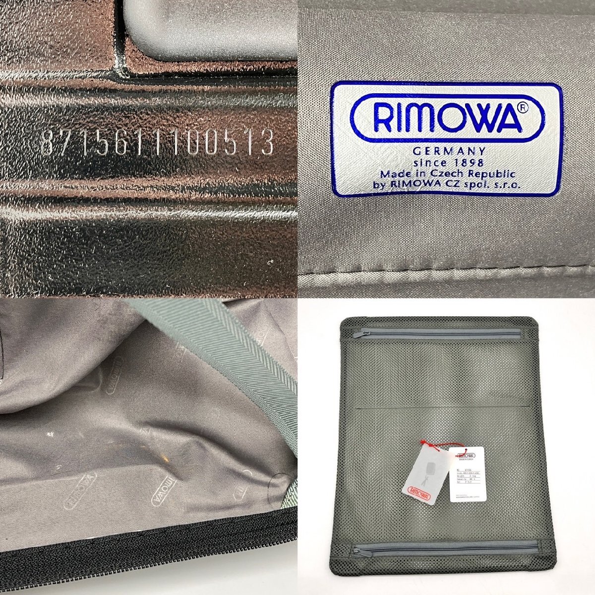 リモワ RIMOWA サルサ キャリーケース 4輪 48L 2～4泊 ブラック 黒 TSAロック 874.56.11.1 旅行 トラベル 鞄 バッグ 6-4-273_画像10