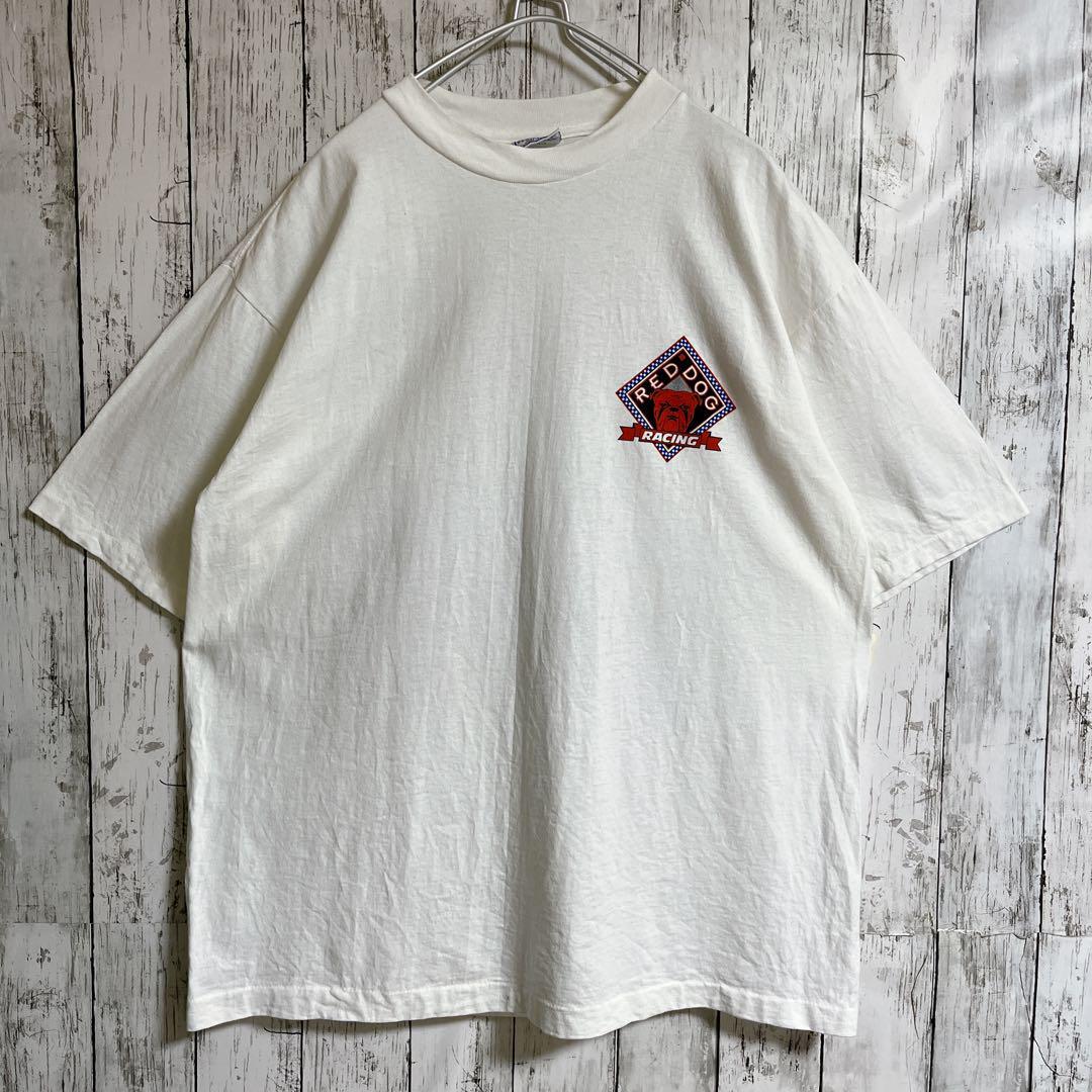 90's All Sport NAS CAR USA製 ビンテージTシャツ 白 XL US古着 90's All Sport NAS CAR USA製 ビンテージTシャツ 白 XL US古着