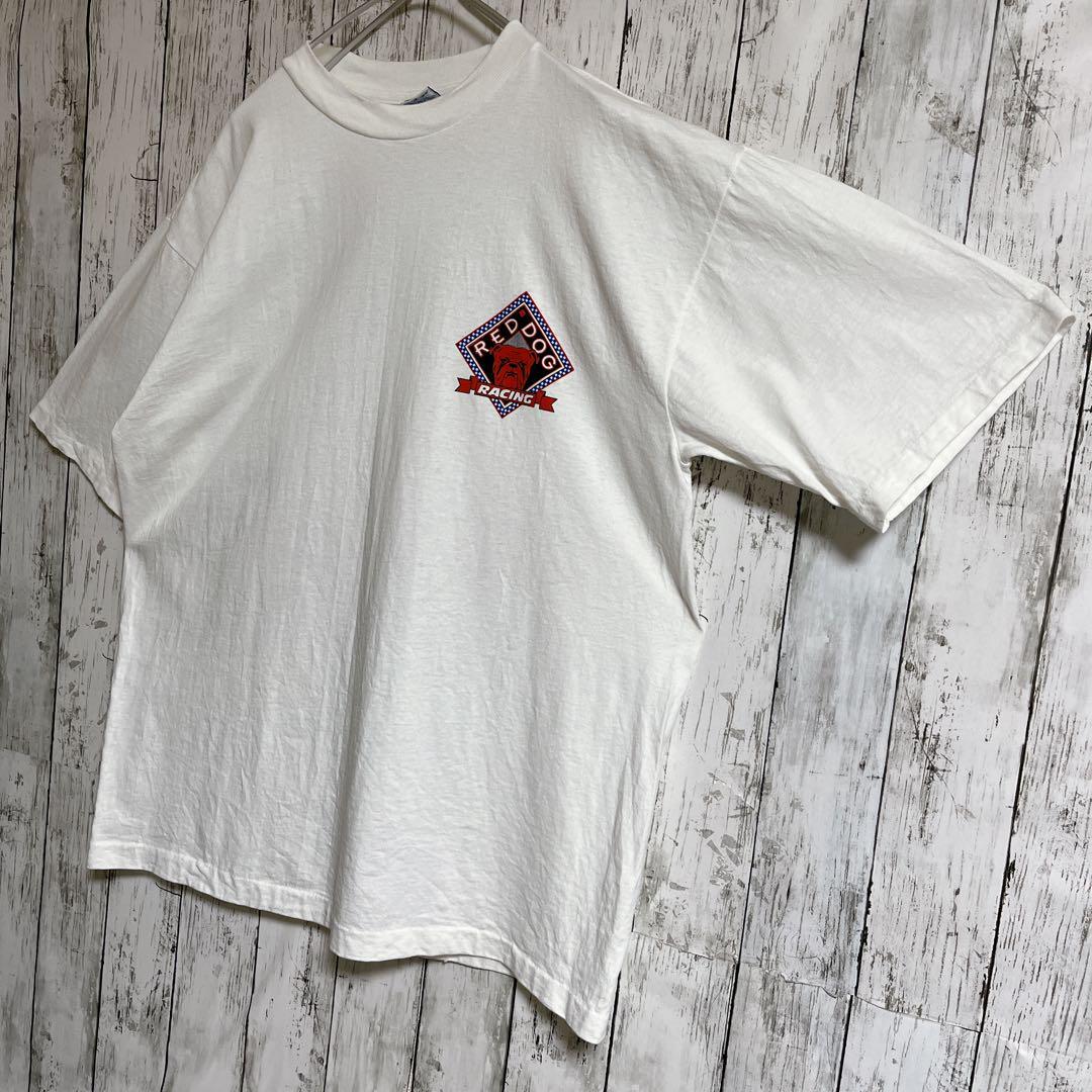 90's All Sport NAS CAR USA製 ビンテージTシャツ 白 XL US古着 90's All Sport NAS CAR USA製 ビンテージTシャツ 白 XL US古着