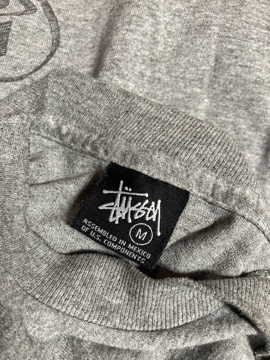 ステューシー STUSSY M 半袖 Tシャツ ASSEMBLED IN MEXICO OF U.S. COMPONENTSの画像5