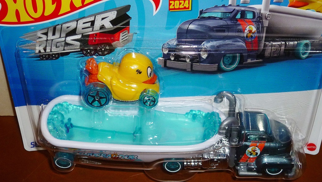 Hotwheels 2024 Super Rigs Mix A / HVD96 / Scrubba Dub Driver & Duck'n Roll の画像2