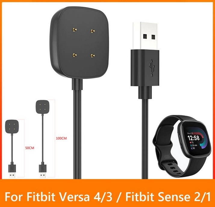 101B1 Fitbit Versa3 Versa4 / Fitbit sense sence2 用　充電アダプター 充電器 versa 3 versa 4 静2動_画像2