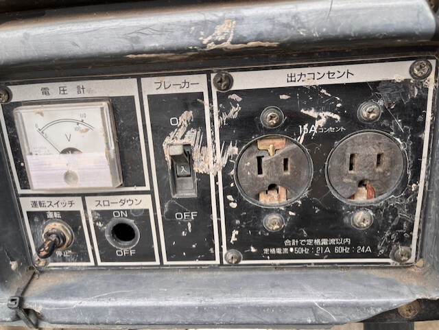 メーカー ☆岩手花巻発☆□中古品□ 新ダイワ 発電機 EGR24 動作確認 発電機