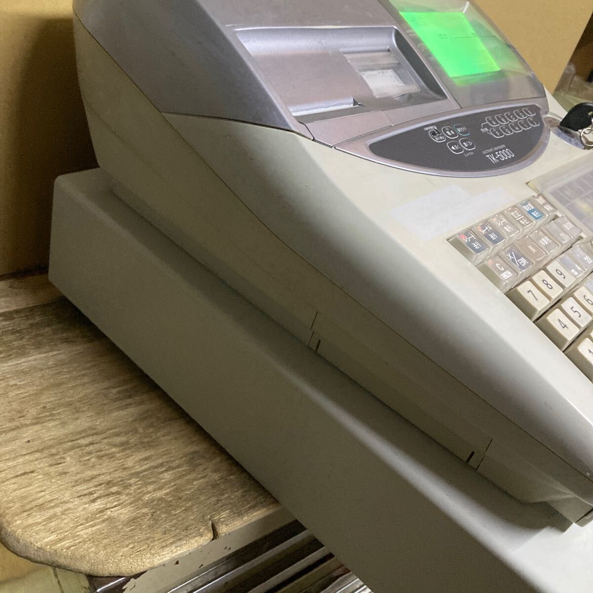 CASIO/カシオ TK-5000 電子レジスター 初期化済 メモリー付き CASIO/カシオ TK-5000 電子レジスター 初期化済 メモリー付き