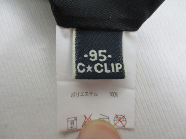 BF660【C Clip・Ｃクリップ】千鳥格子　リボン付き　レイヤード　セットアップ　ジャンバースカート　女児　白・黒?　95_画像10