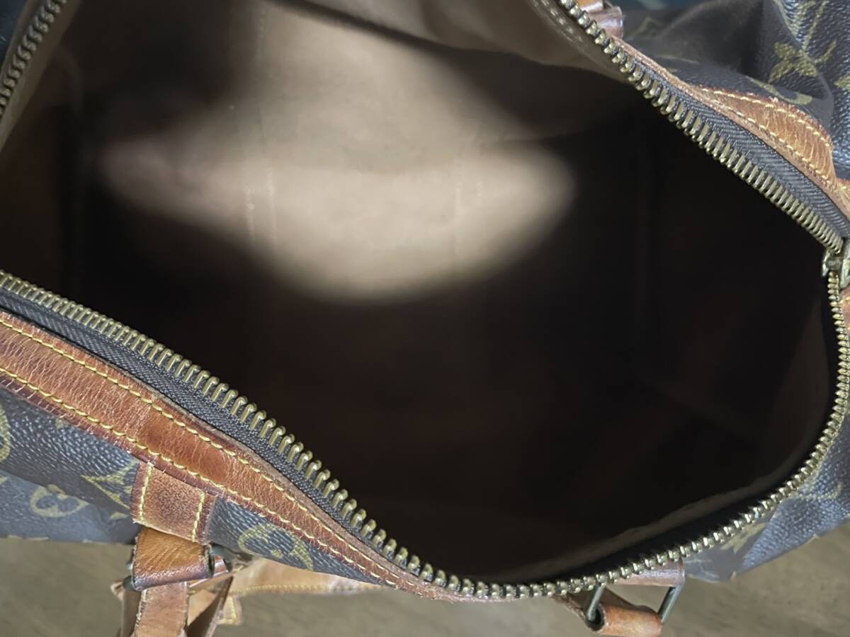 LOUISVUITTON ルイヴィトン　サック・スープル35　M41626　ボストンバッグ　ヌメ革 ハンドバッグ　オールド　旅行鞄　本物保証_画像9