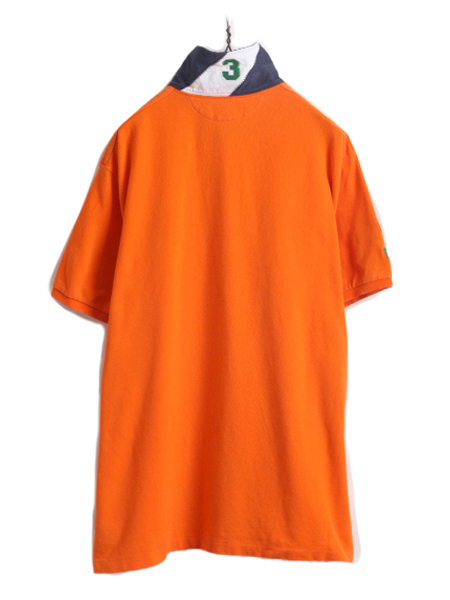 ビックポニー ポロ ラルフローレン 鹿の子 半袖 ポロシャツ メンズ XXL / 古着 半袖シャツ ラガーシャツ タイプ ナンバリング 大きいサイズ_画像9