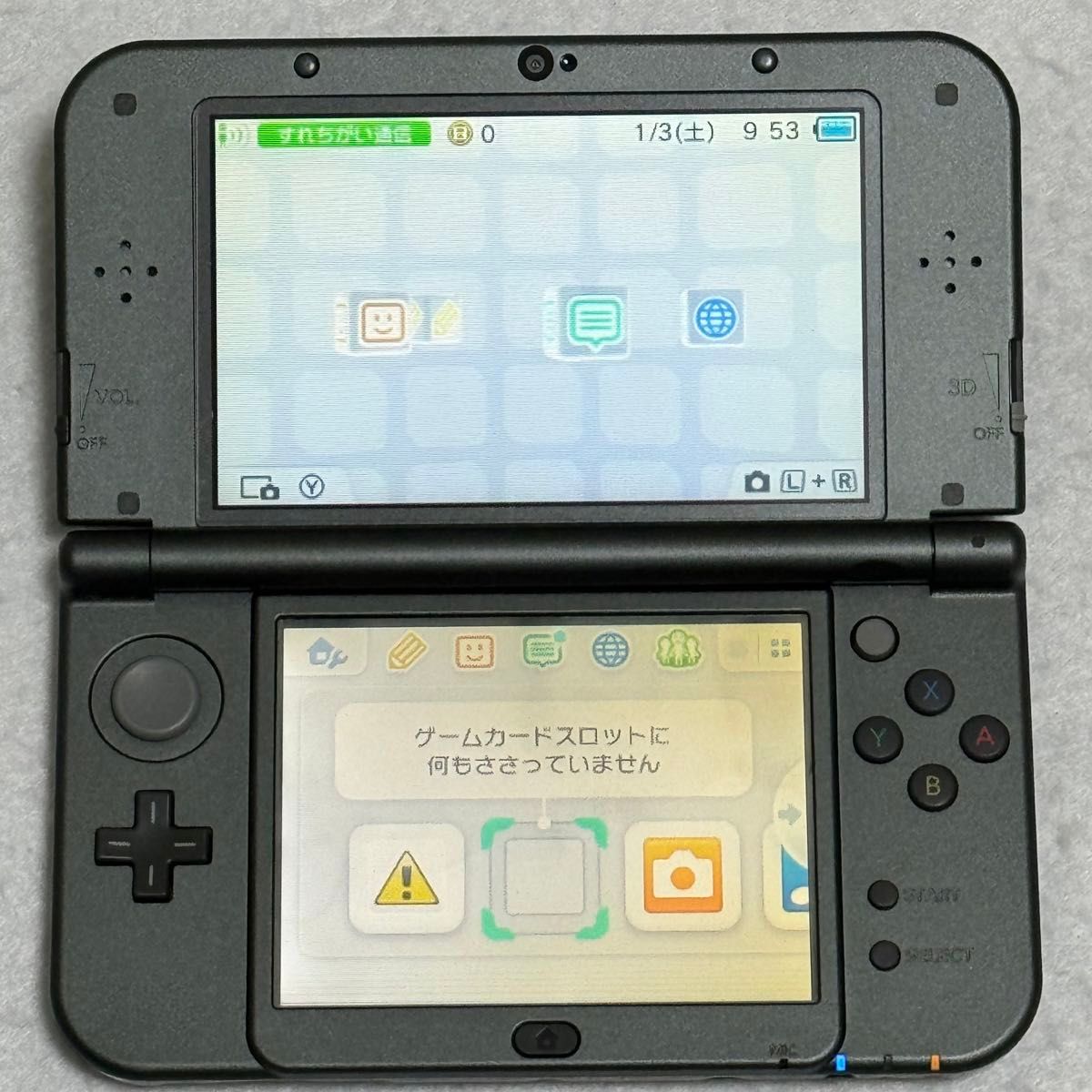 ニンテンドー New 3DS LL メタリックブラック 本体