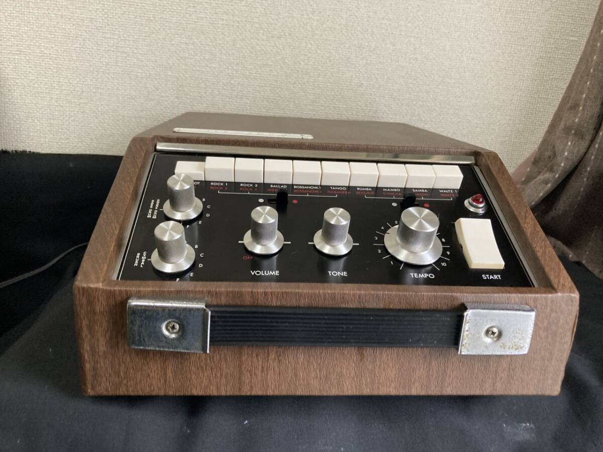  operation goods *KORG MINIPOPS3*70 period Vintage analogue rhythm machine * germanium TR type *1975 year Korg capital . technical research institute made in Japan * Mini pops 