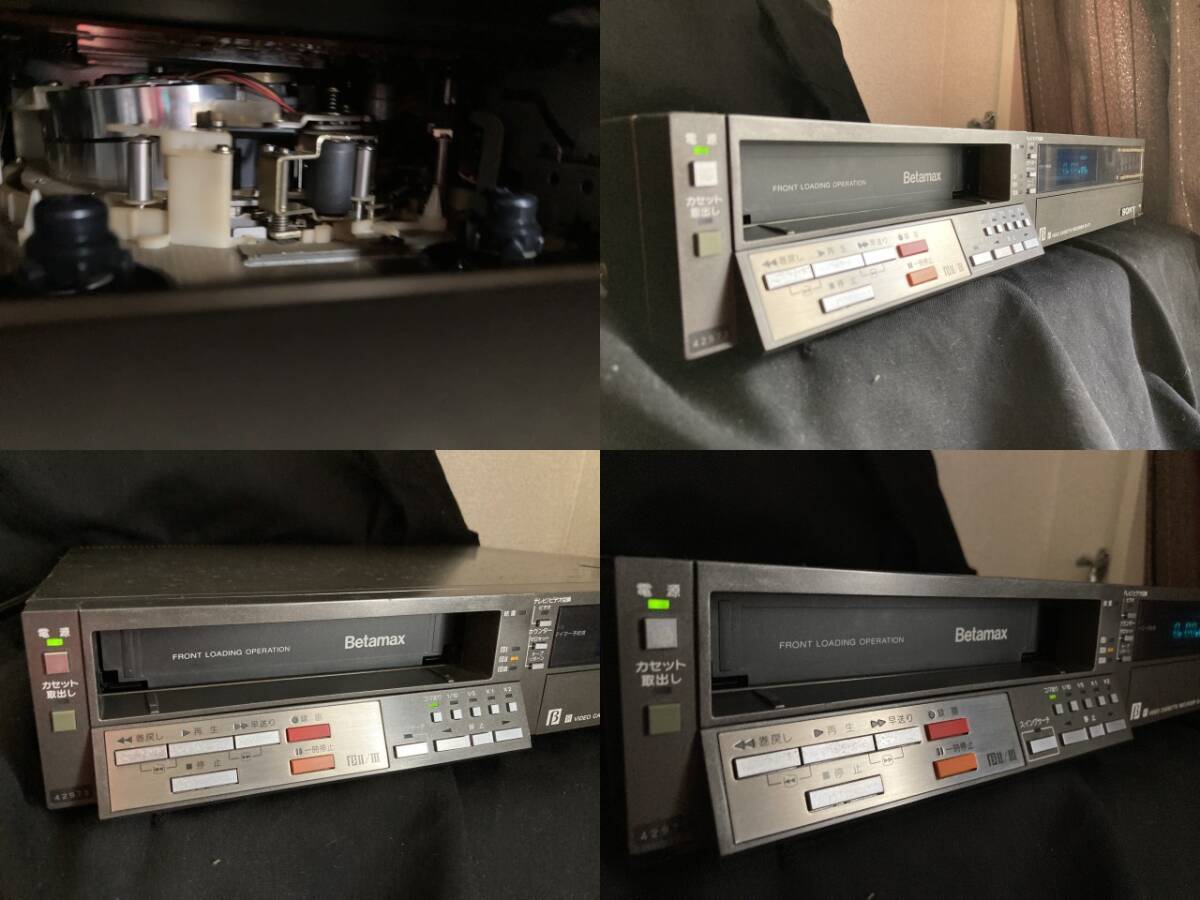 * работа OK*SONY SL-F7*4D.D F механизм установка высококлассный машина * тонкий Beta видеодека *1982 год обычная цена Y225,000 иен Sony сделано в Японии *