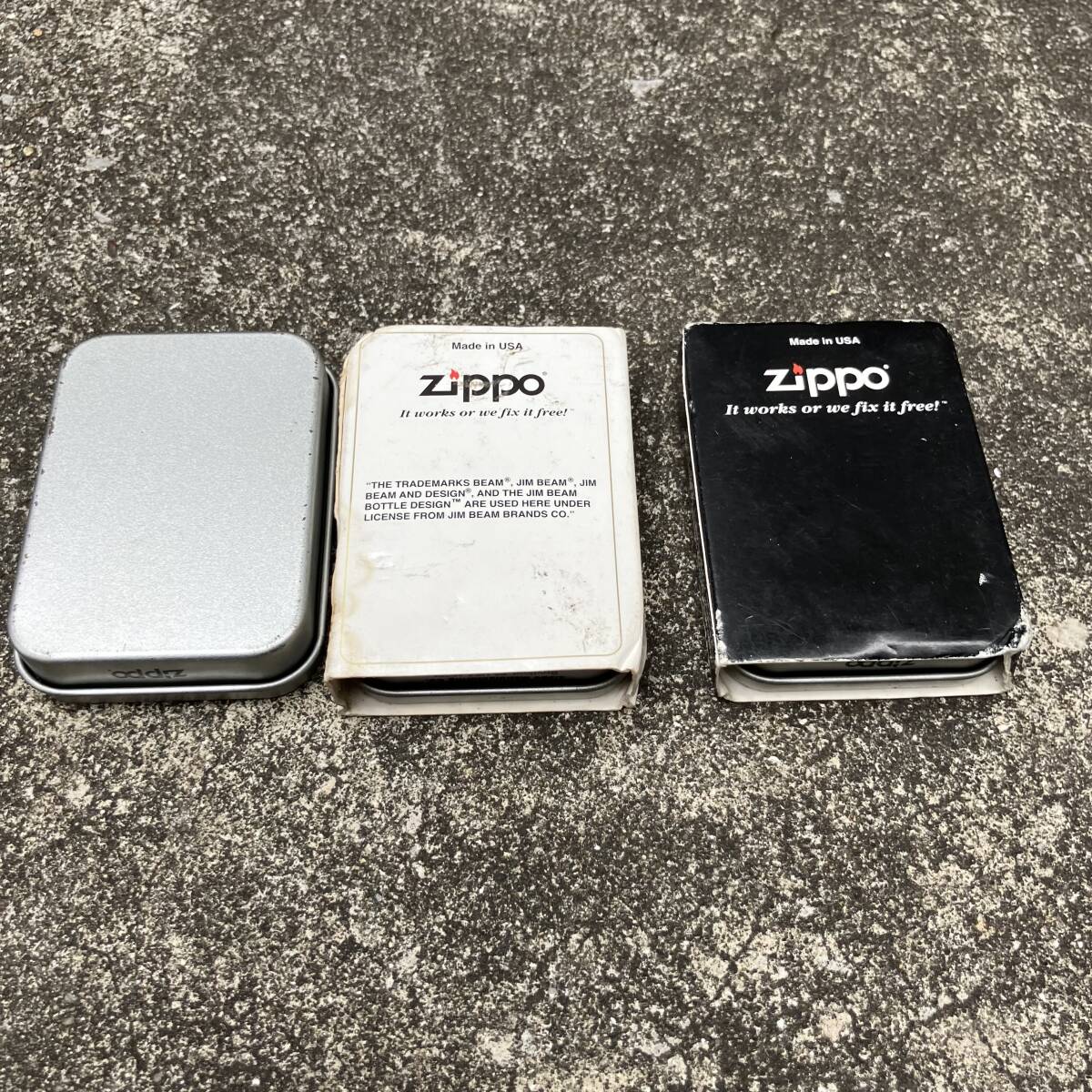 ZIPPO オイルライター 未使用品3点 JIM BEAM 2点 JACK DANIEL'S 1点_画像9