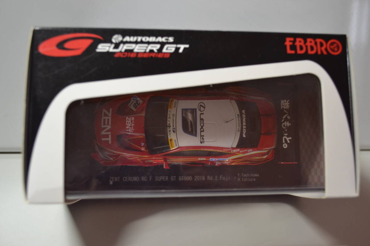 EBBRO エブロ 1/43 SUPER GT GT500 2016 ZENT CERUMO RC F #38の画像3