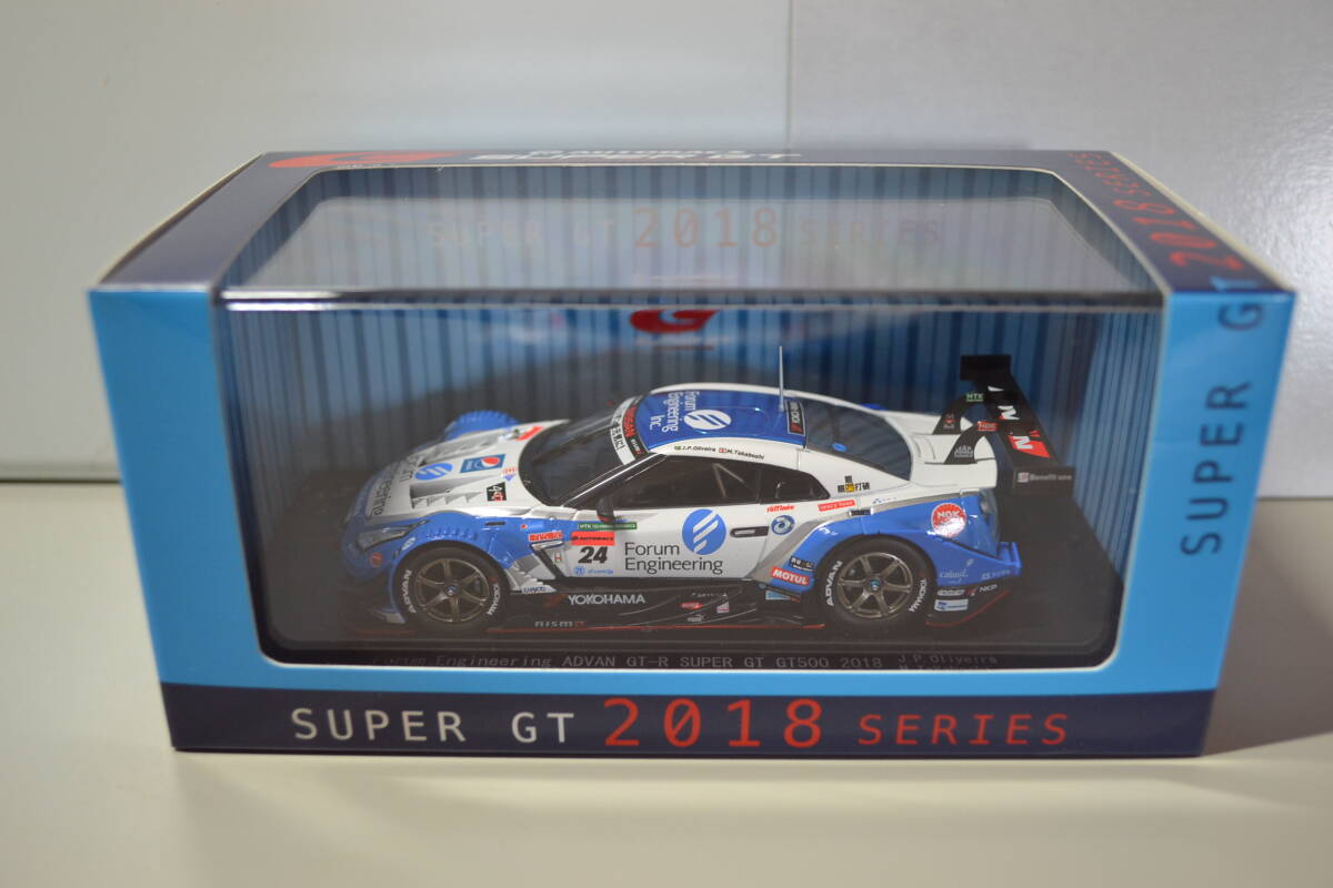 EBBRO エブロ 1/43 SUPER GT GT500 2018 Forum Engineering ADVAN GT-R #24の画像2