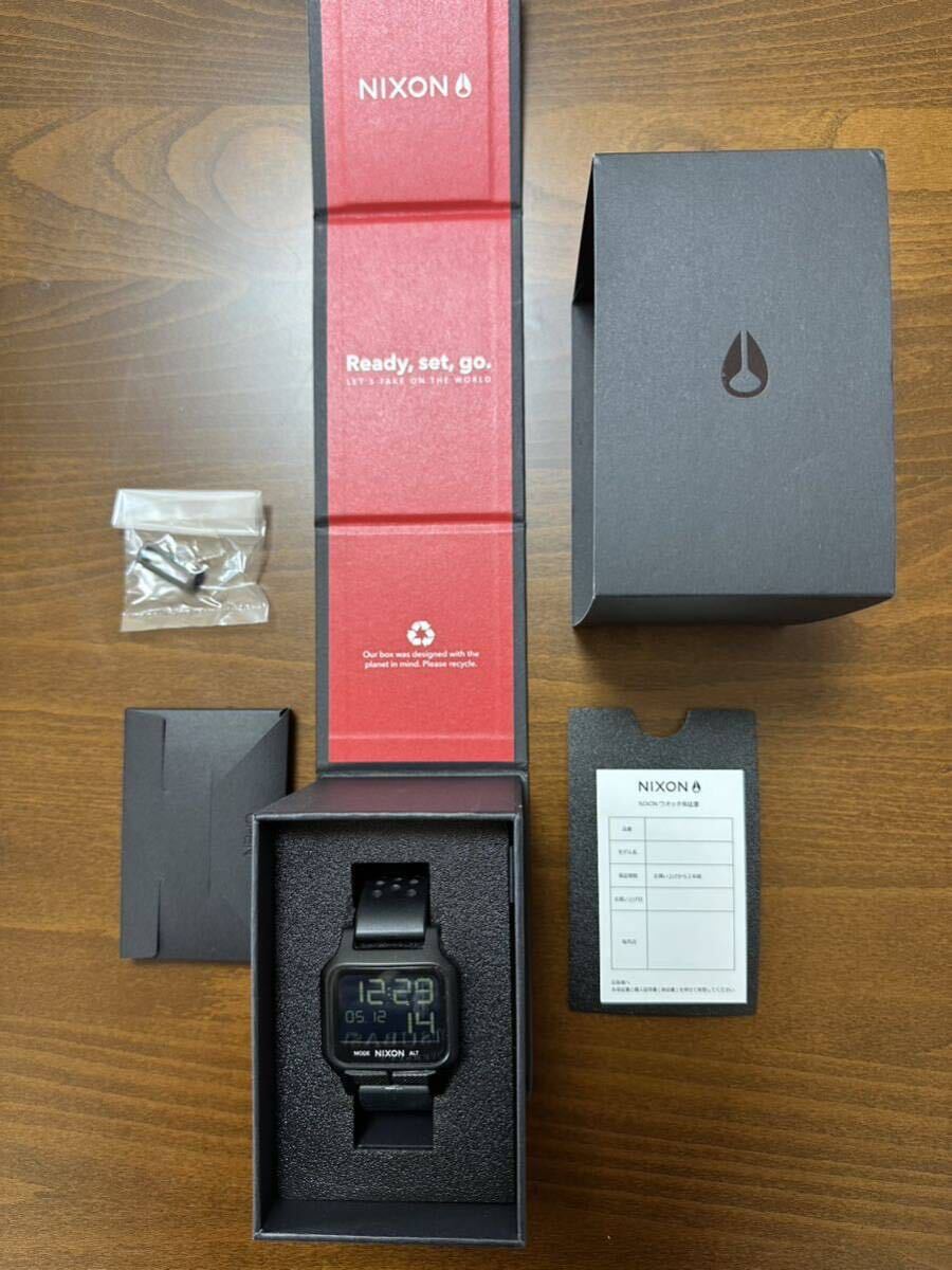 NIXON ニクソン デジタル 腕時計 Heat 希少なAll Black_画像4