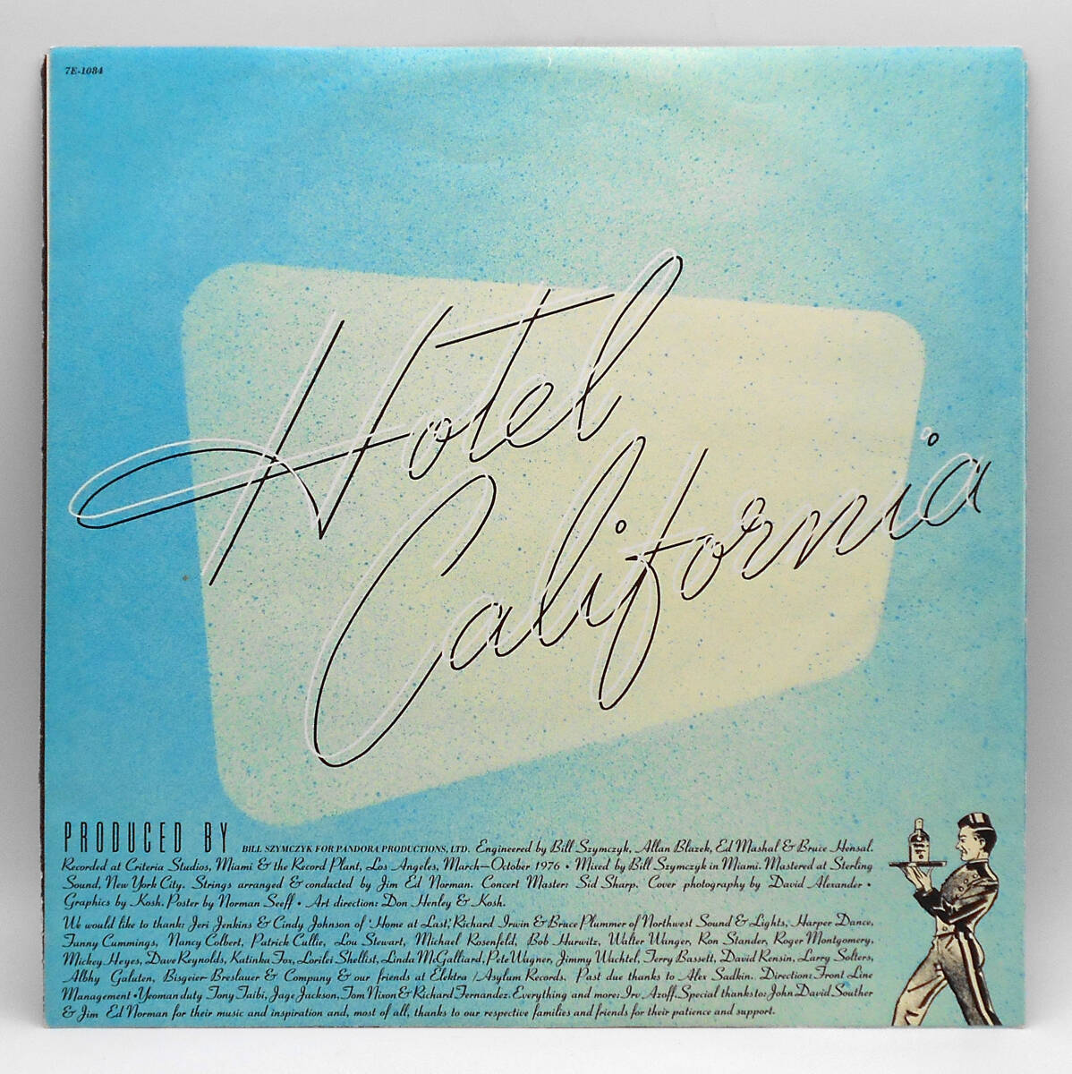 ★US ORIG LP★EAGLES/Hotel California 1976年 初回7E規格 STERLING刻印 音圧＆音抜最高 WEST COAST ROCK不朽の名作 ポスター＆インナー付_画像9