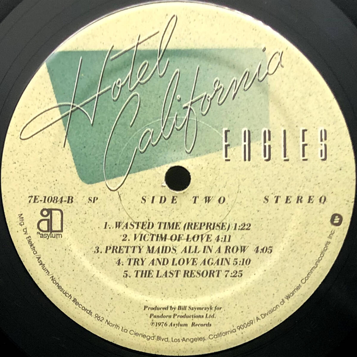 ★US ORIG LP★EAGLES/Hotel California 1976年 初回7E規格 STERLING刻印 音圧＆音抜最高 WEST COAST ROCK不朽の名作 ポスター＆インナー付_画像4