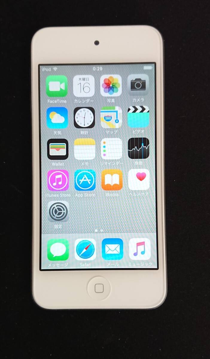 【中古動作品】iPod touch 第5世代 シルバー NGG52J／A （容量:16GB）_画像1