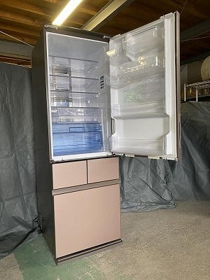 27791E4012) sharp 4-door freezing refrigerator SJ-GT42C 415L.... door "plasma cluster" 2017 year made 