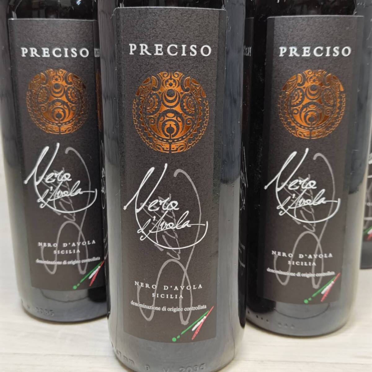[YH-8992] не . штекер pre si-so* Nero *da-vola красный вино 750ml 6 шт. комплект Италия производство 