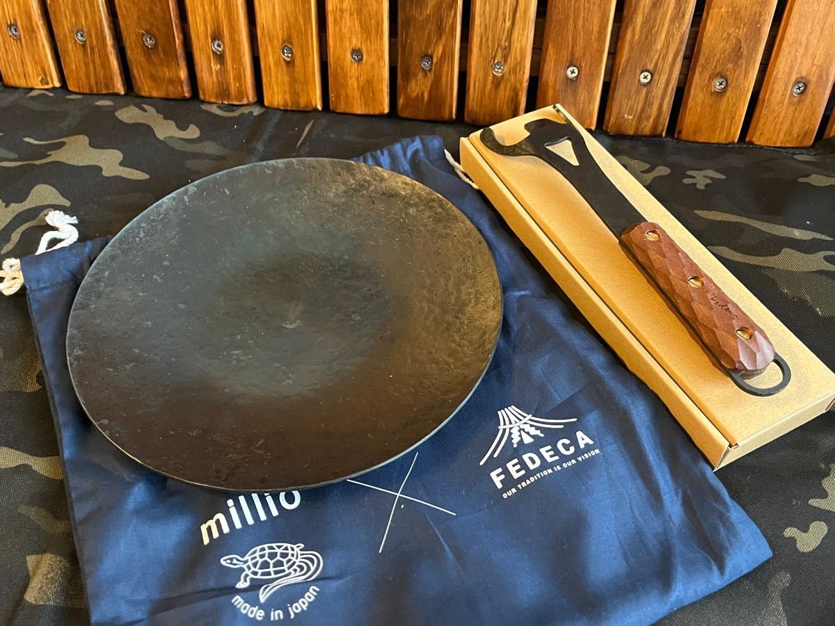 新品 millio × FEDECA 手打ち鍛造 フライパン ディッシュ 新品 millio × FEDECA 手打ち鍛造 フライパン ディッシュ