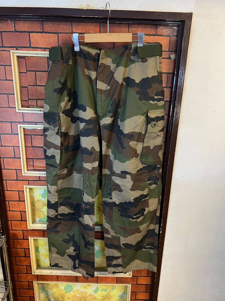  military pants cargo LEOMINOR camouflage France army series use impression less waist rubber approximately 100 centimeter outdoor 1 jpy start euro 
