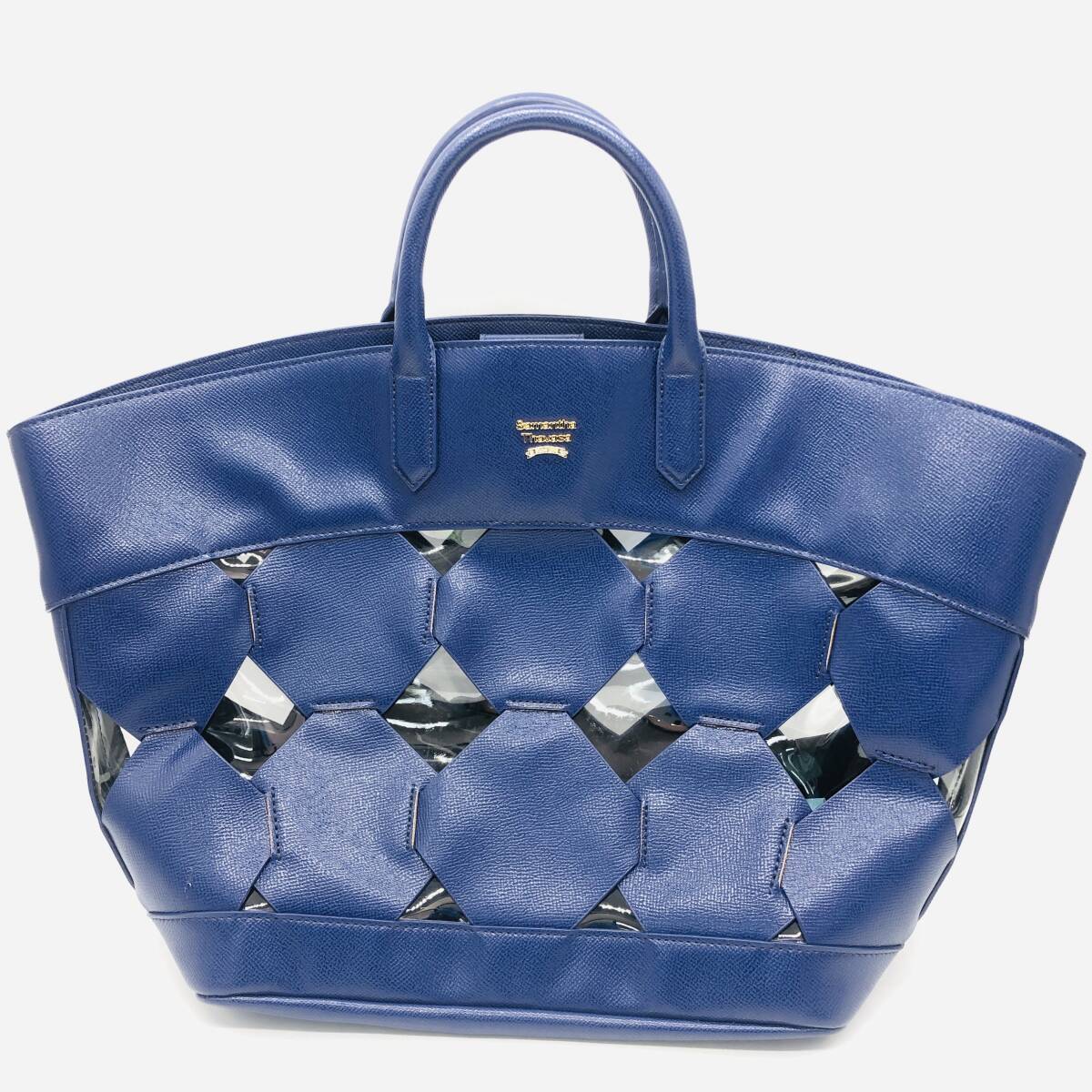  хранение товар samantha thavasa Samantha Thavasa большая сумка темно-синий синий прозрачный сумка большая вместимость 