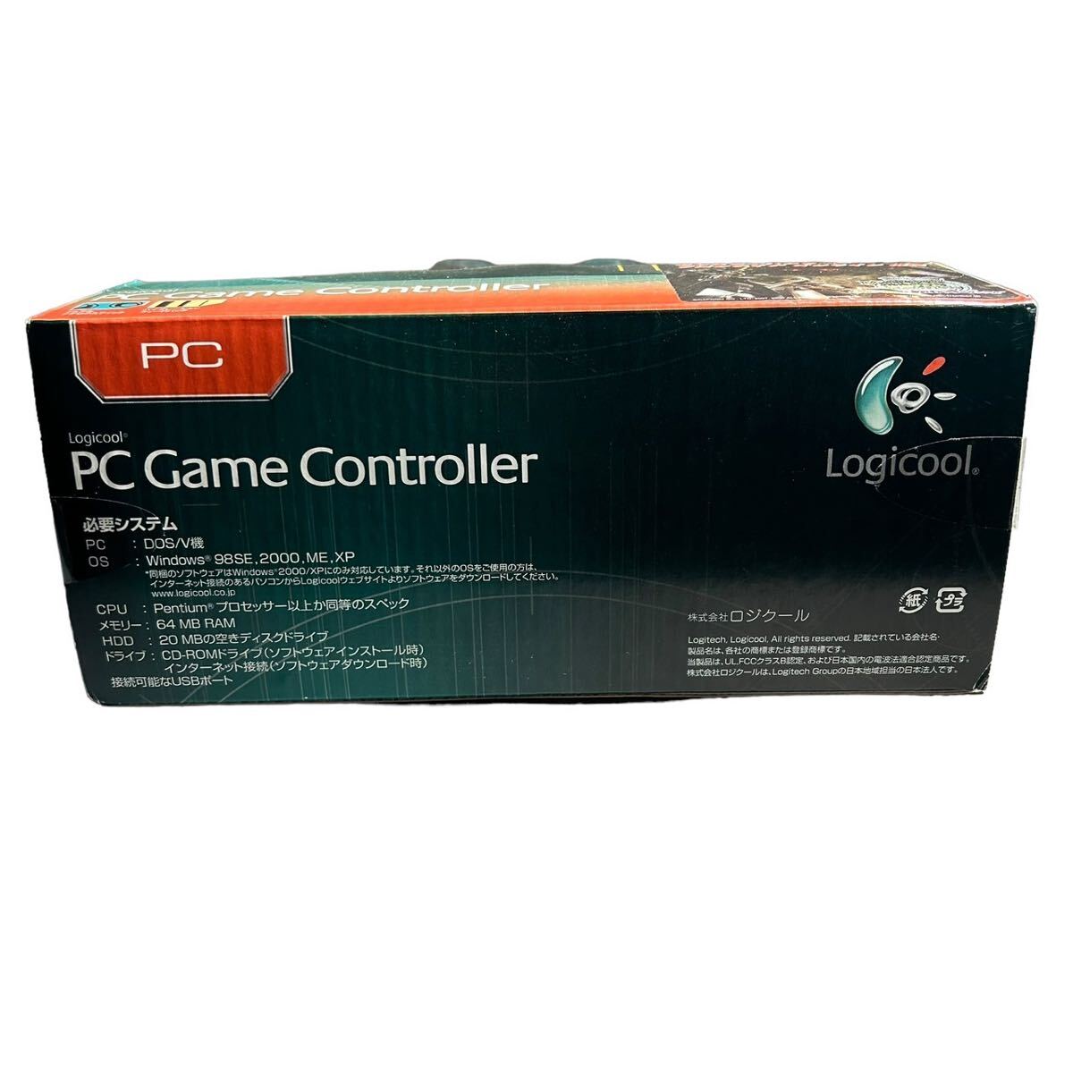 【ギ0513-30】Logicool PC Game Controller GPX-500BK ブラック 未開封 動作未確認 コントローラー _画像6